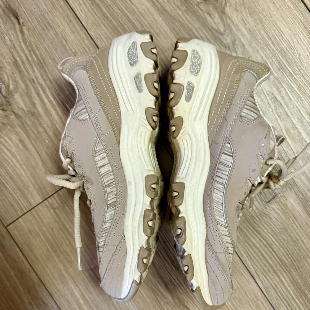 Skechers Women's Beige Sneakers - Picture 2 of 12